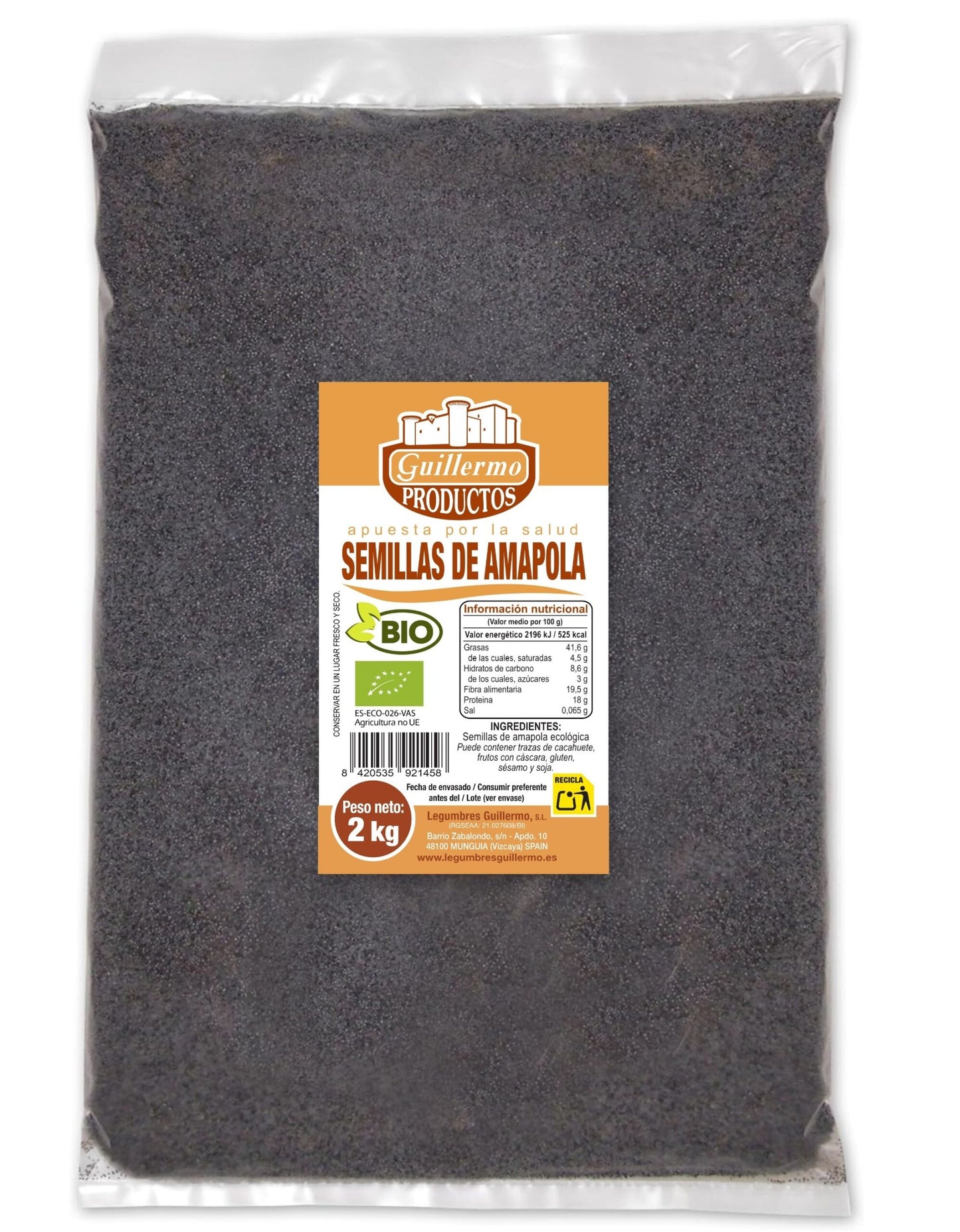 Semillas De Amapola Bio - 2 Kg_0