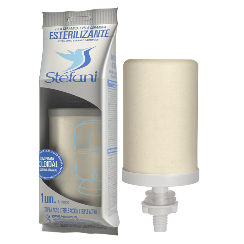 Recambio Filtro Agua Stéfani - Vela Triple Acción_0
