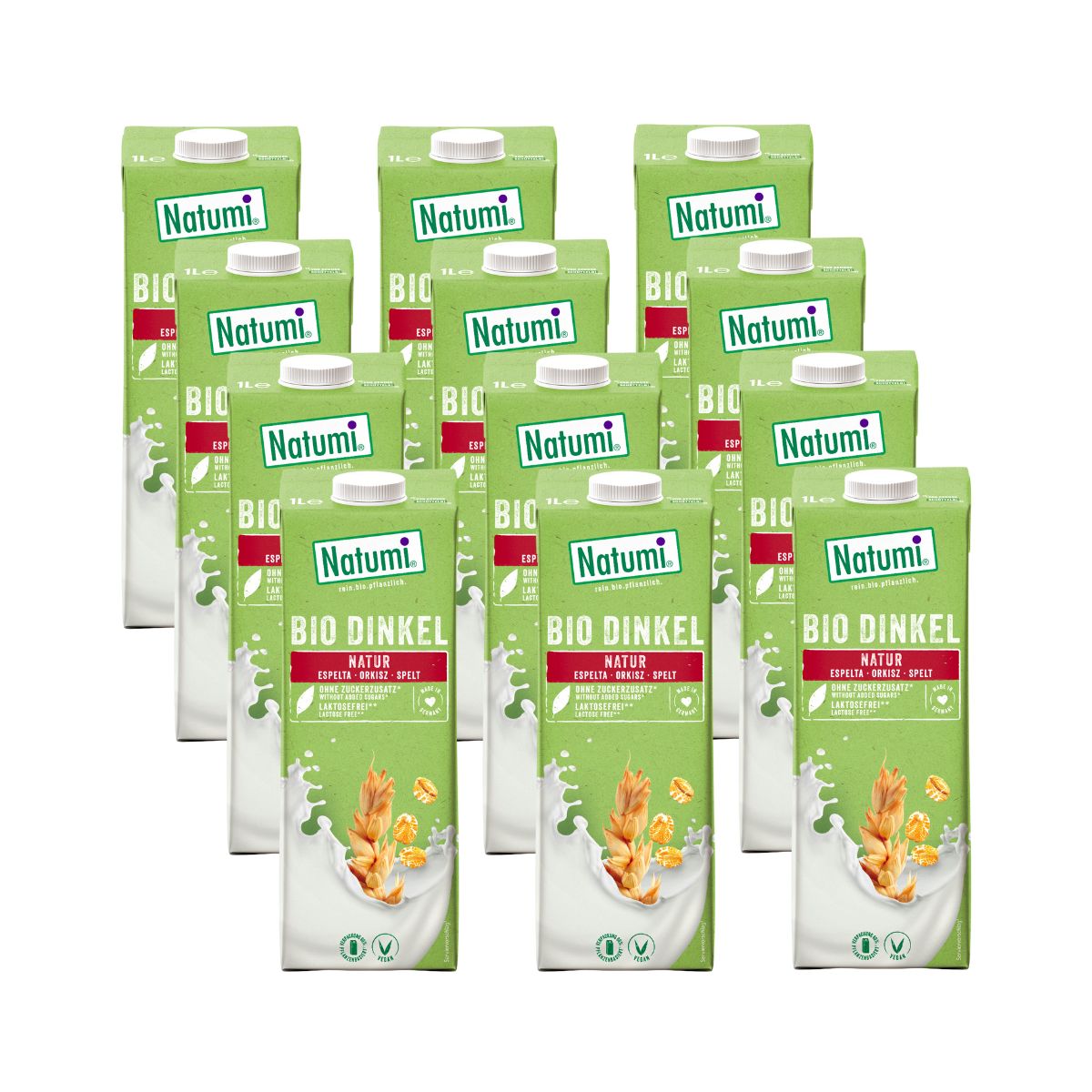 Pack 12L Bebida Espelta BIO Natumi