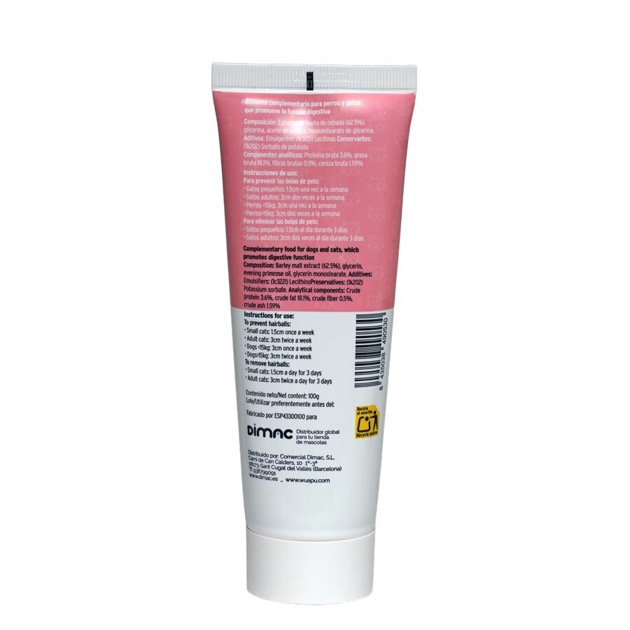 Suplemento Alimenticio Para Gato, Malta Wuapu En Envase De 100 Gr, Ayuda A La Digestión_1