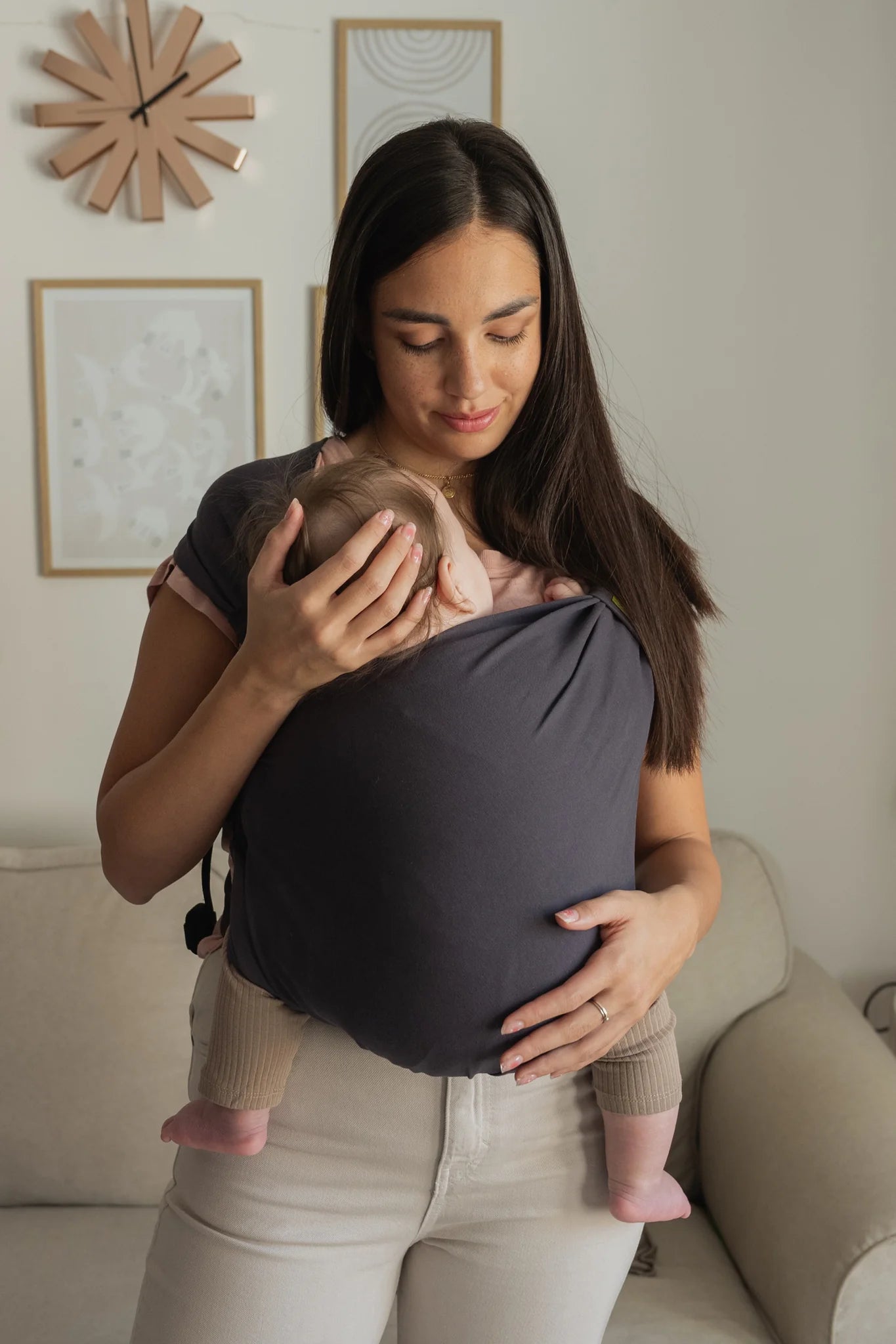 Portabebé Evolutivo Fular Mochila Boba Bliss Charcoal