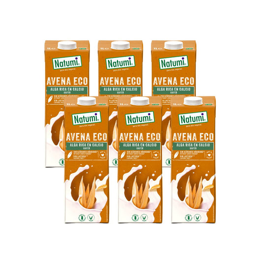 Pack 6 uds x Bebida Avena Alga BIO Natumi 1 L
