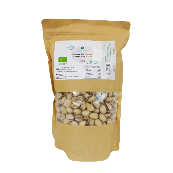 Pistacho en cáscara tostado y salado ECO Planeta Huerto 1 kg
