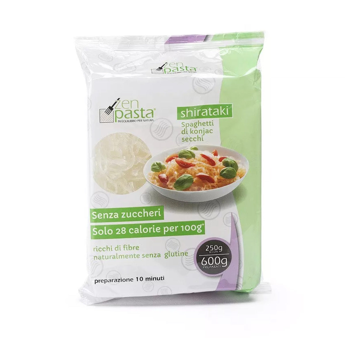 Espaguetis de Konjac tipo noodles deshidratados "Shirataki" 250g