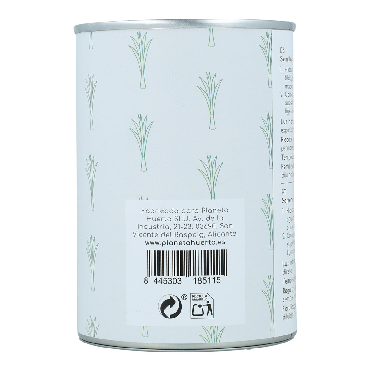 Kit de cultivo aromáticas Cebollino Planeta Huerto