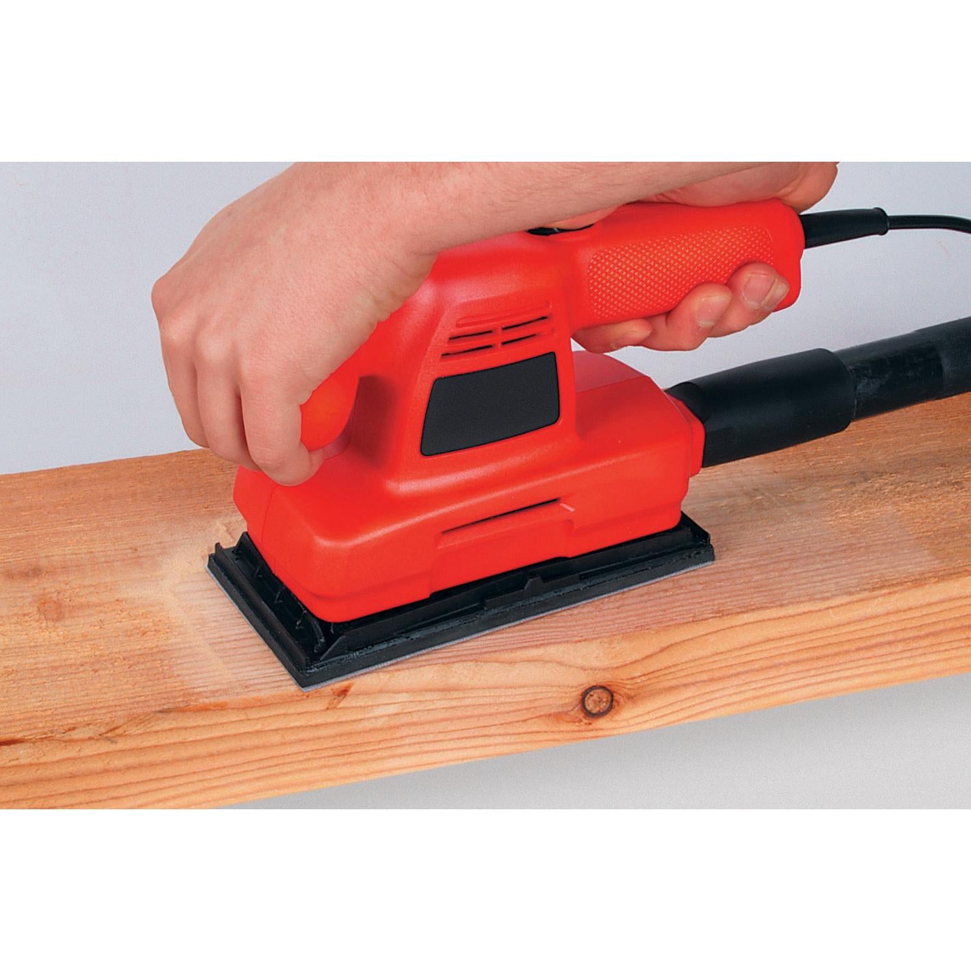 5 hojas de lijar adhesivas 93 x 190 mm para lijadora orbital Wolfcraft Grano 120