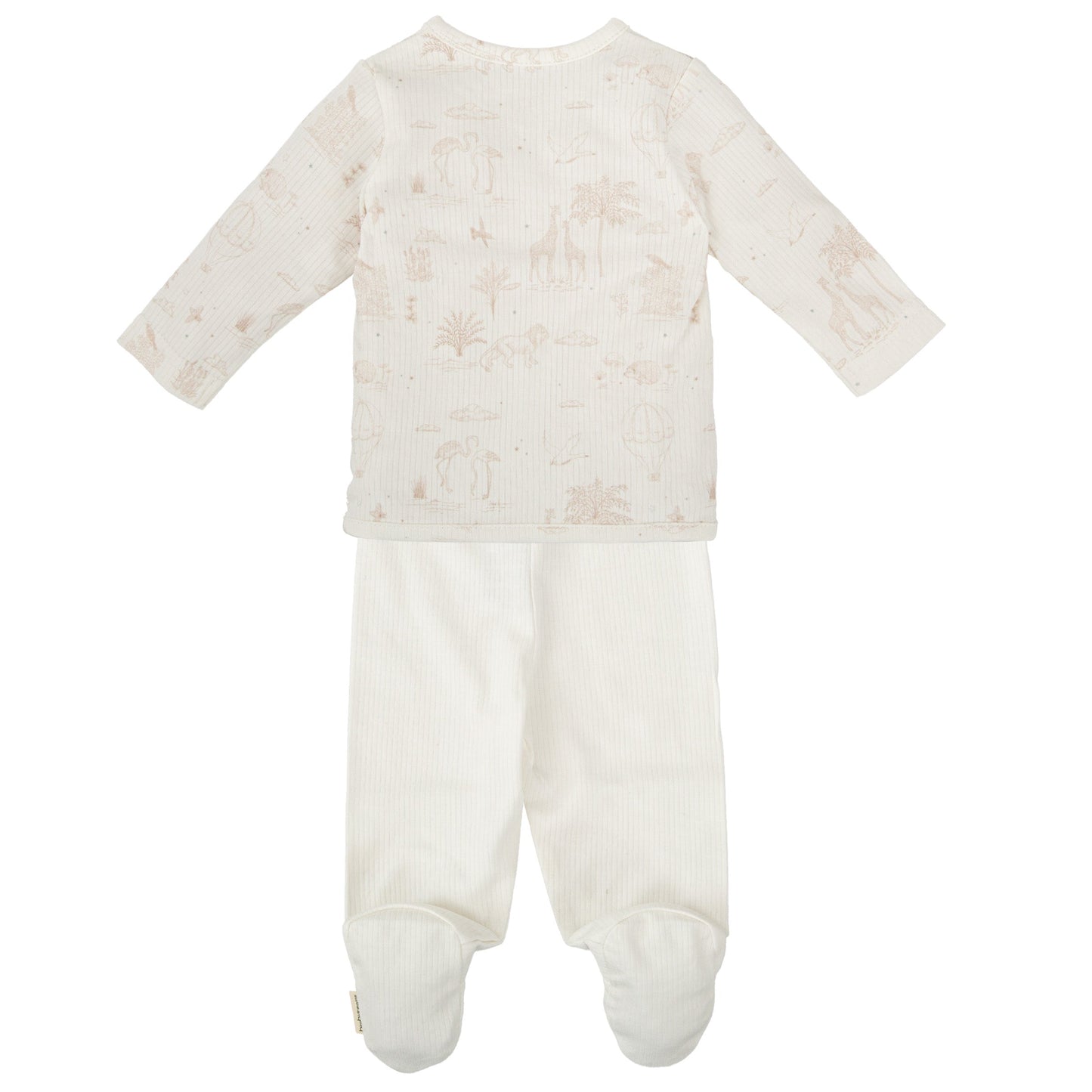 Noe Conjunto Jubón Y Polaina Primera Puesta 0-1 Mes.