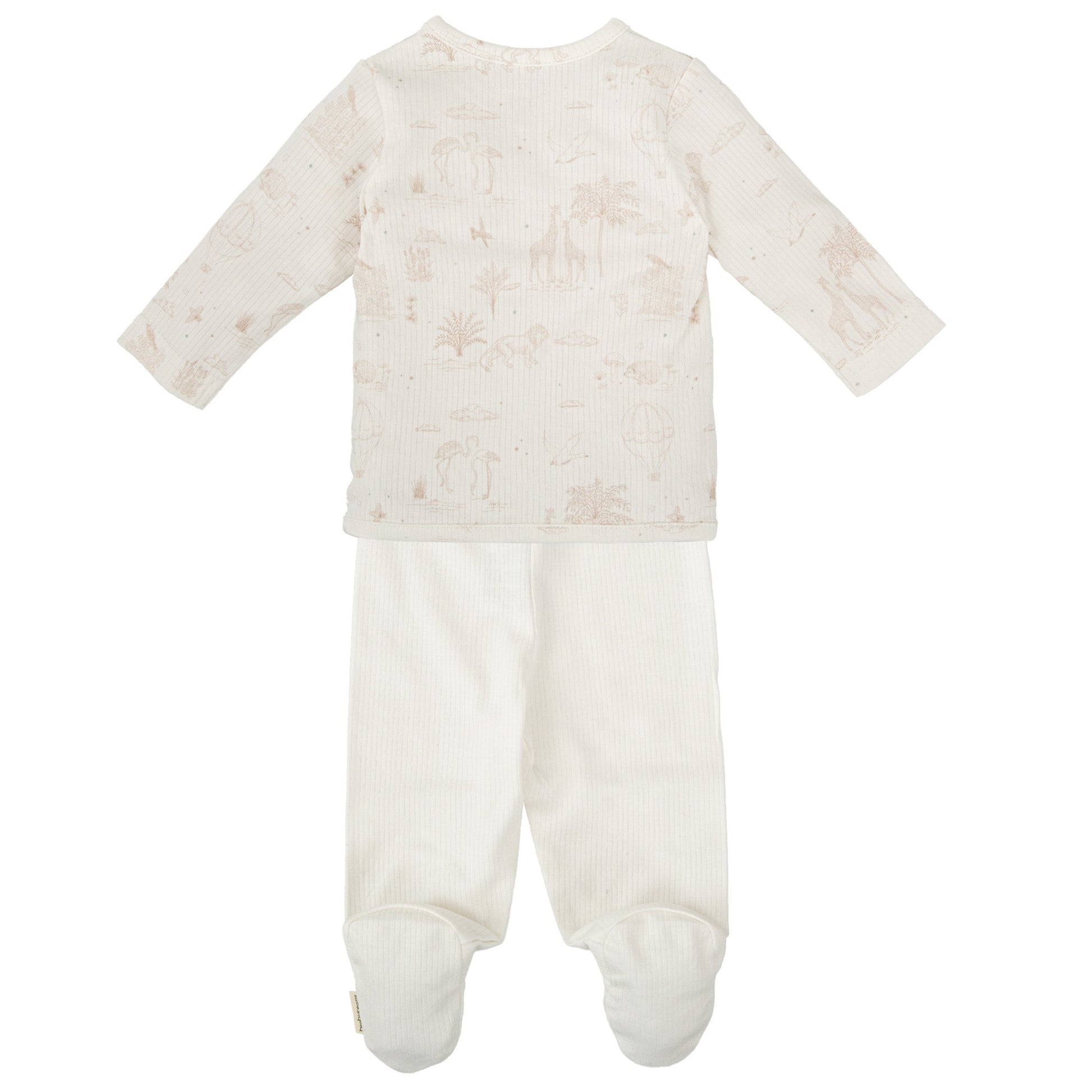 Noe Conjunto Jubón Y Polaina Primera Puesta 0-1 Mes.