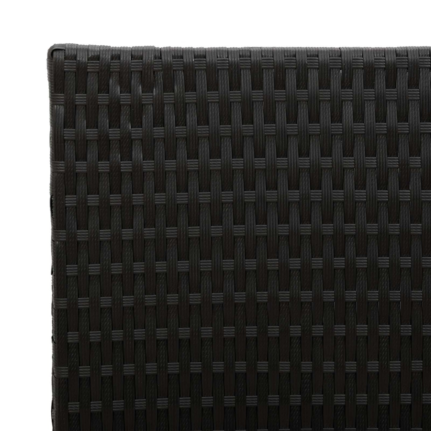 Macetero Alto Negro 55 X 22 X 70 Cm Ratán Sintético_5