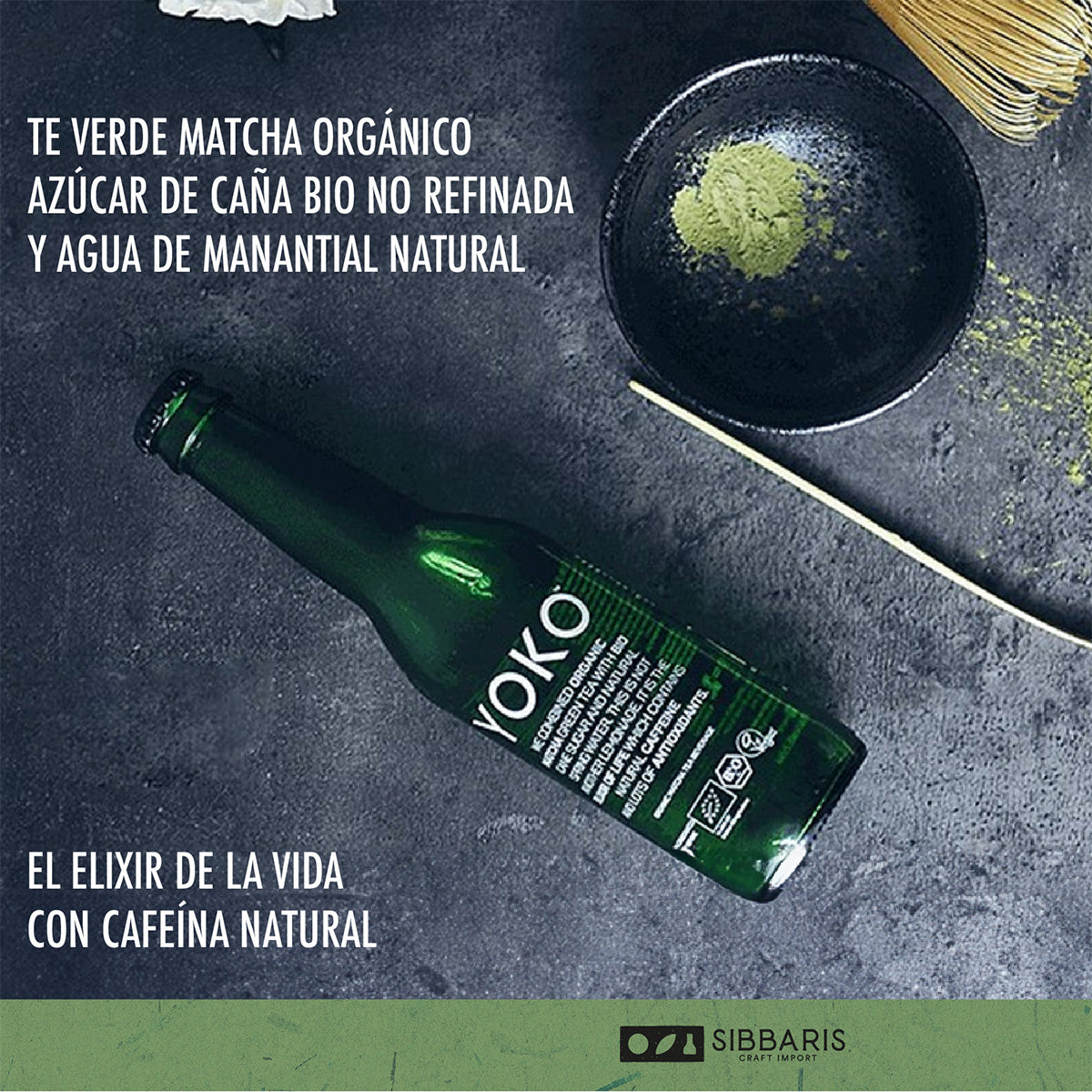 Té Verde Bio Matcha YOKO 330 ml