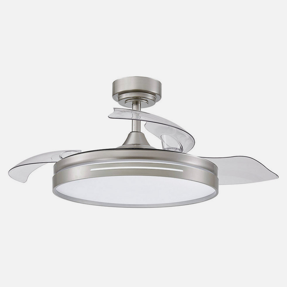Ventilador Dc 48w Micenas Niquel 3asp.91d 6velocidades 4800lm 3000-4000-6000k Remoto+memoria+temporizador 24_2