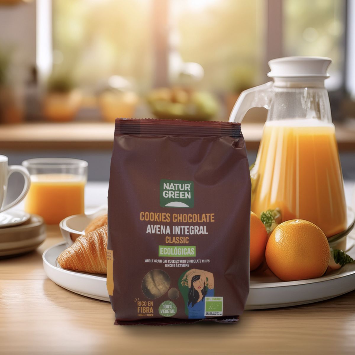 Cookie de Avena Integral Bio NaturGreen 140 g