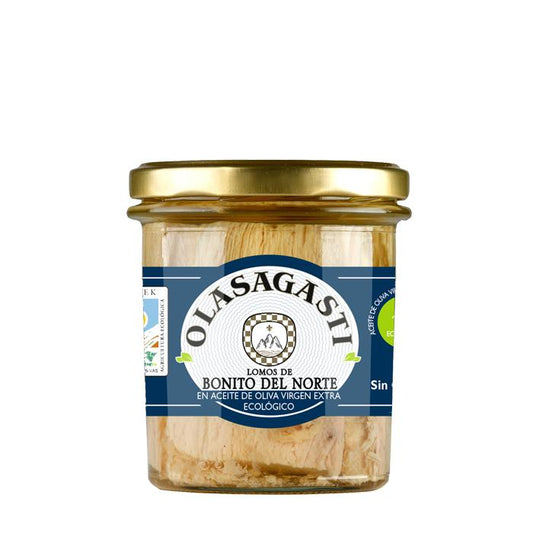Lomos de Bonito del Norte en aceite de oliva viregn ECO Olasagasti 315 g