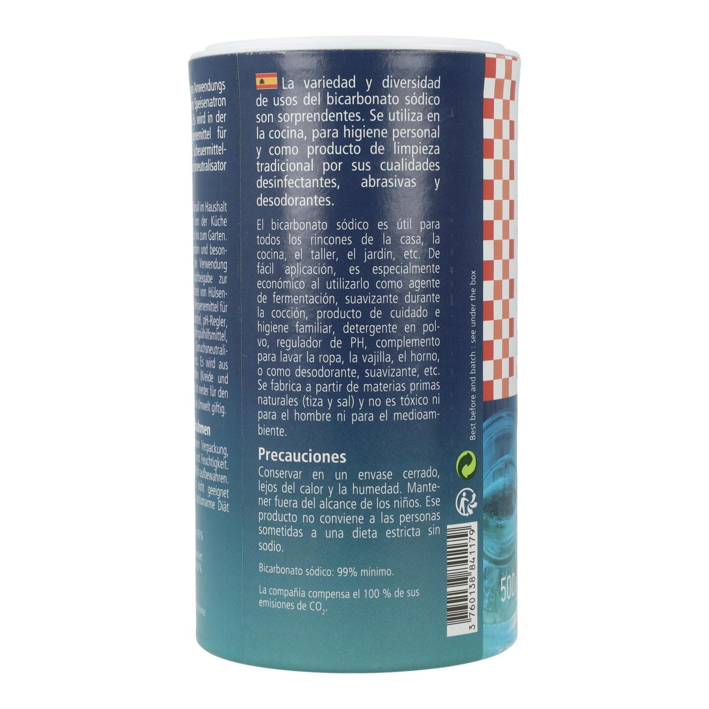 Bicarbonato sódico de uso alimentario La Droguerie écologique  500 g