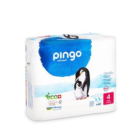 Pañales T4 (7-18kg) Pingo 40 Uds
