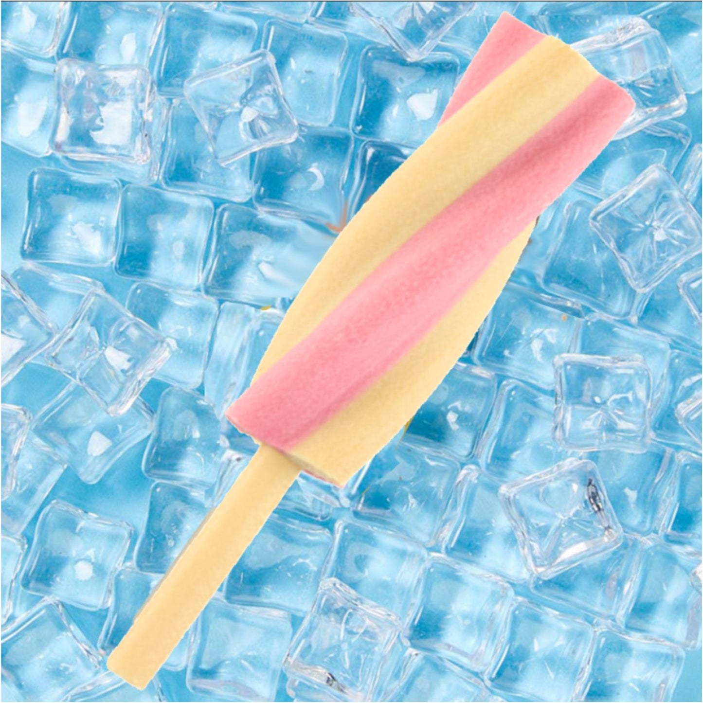 Helado Snack Para Perro Polo Twist De Fresa Y Vainilla 3 Uds (102g) X 9 Bolsas Pup Ice.