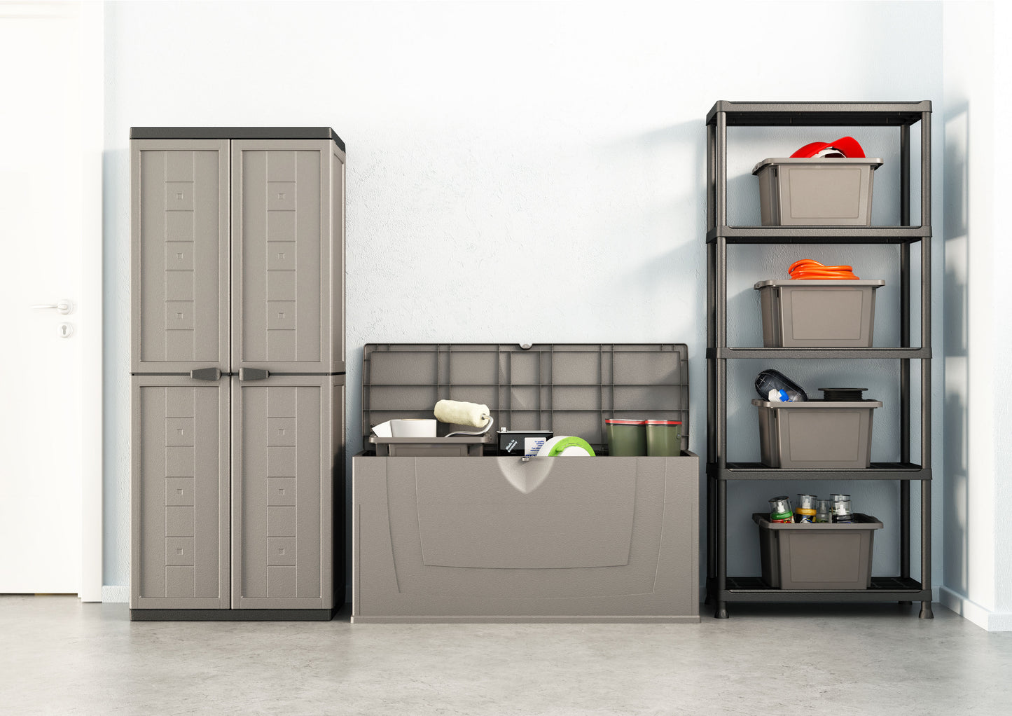 Keter Baúl Almacenaje Interior Karisma Gris 119x40x58 Wxdxh Cm