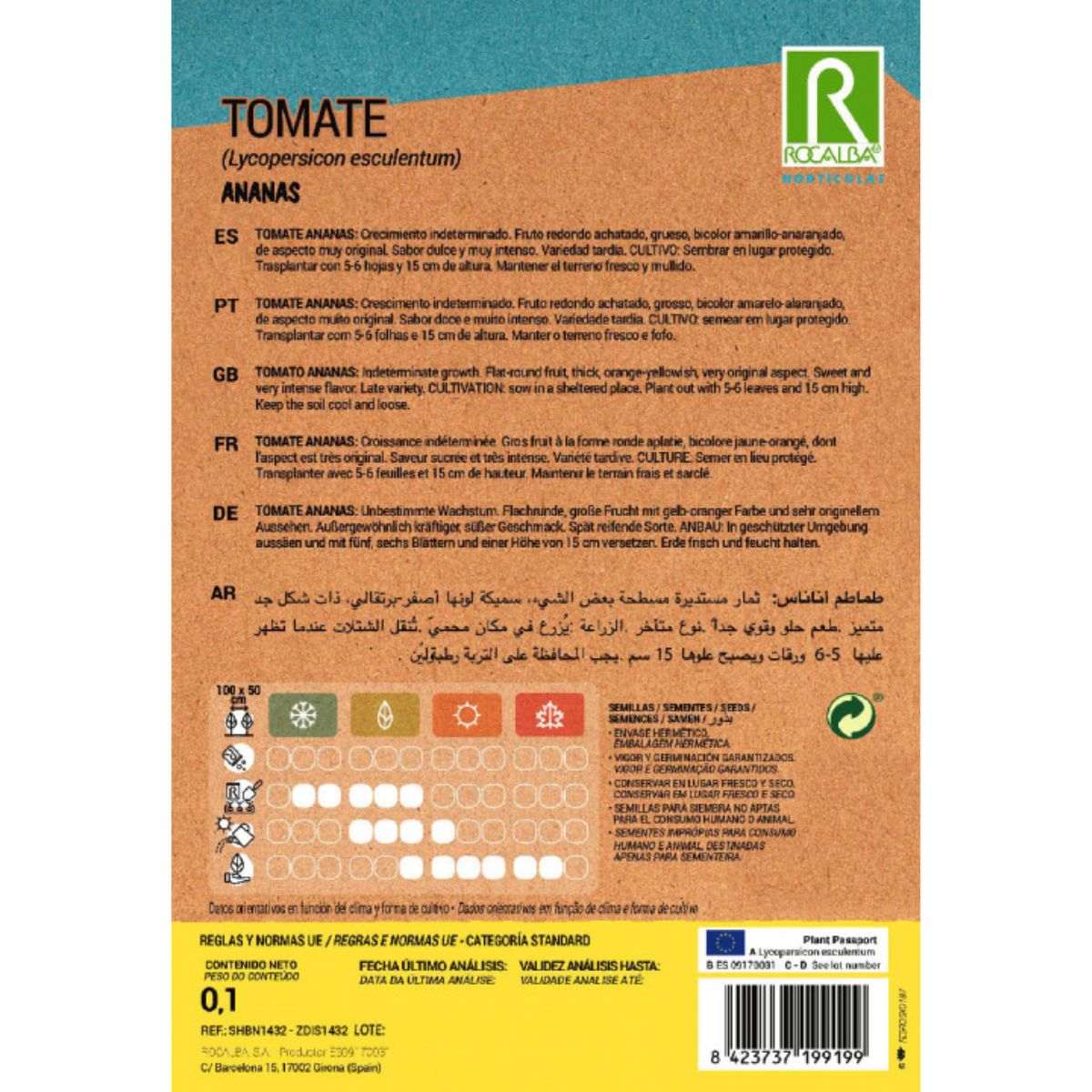 Semillas de Tomate ananas