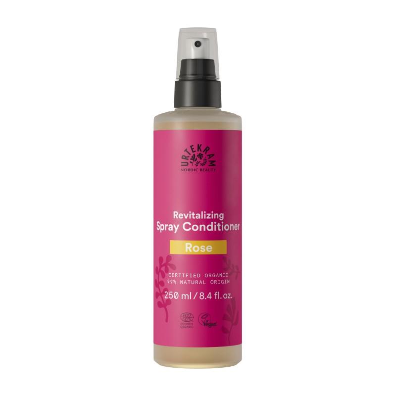 Acondicionador spray rosas Urtekram, 250 ml
