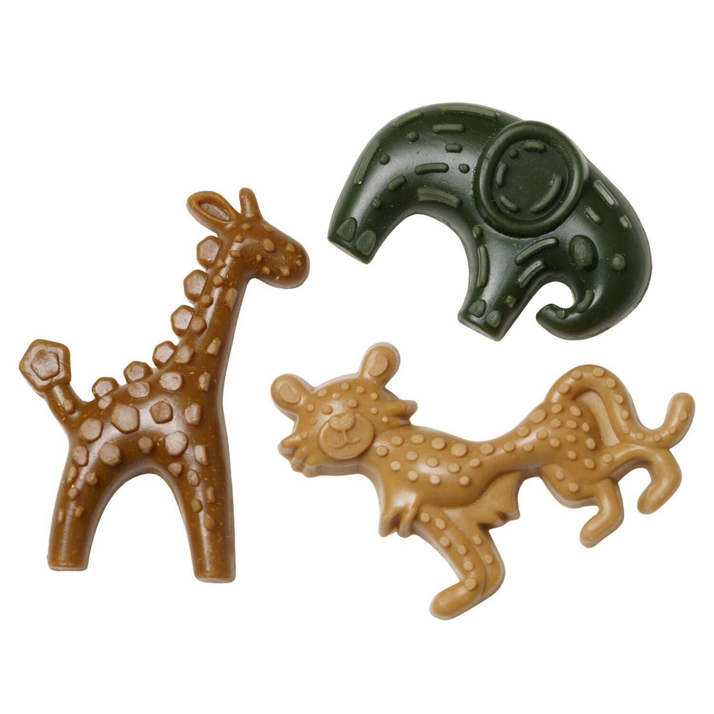 1kg Snacks dental para perro, aprox 34 u en surtido de sabores y formas de animales de la junga