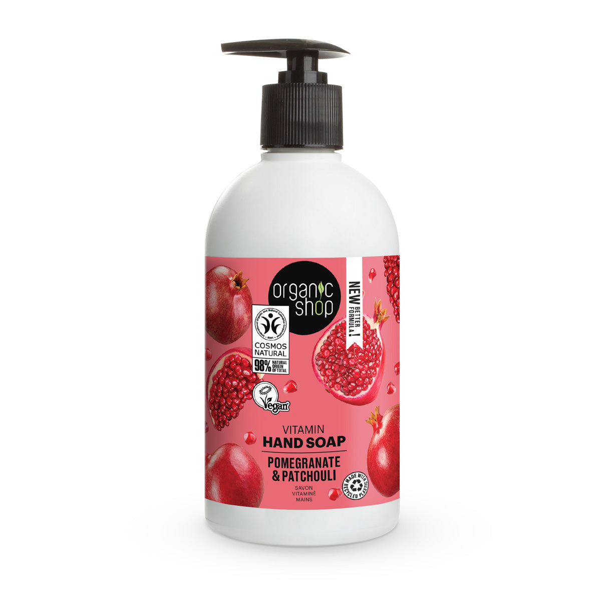 Jabón de Manos Vitamínico de Granada Organic Shop 500 ml