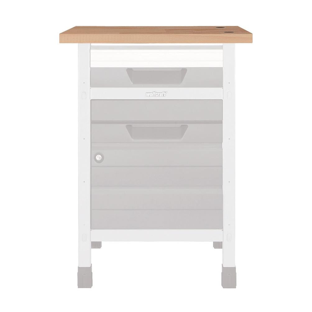 1 superficie de trabajo de haya S 650 x 650 x 30 mm Wolfcraft 6043000 S 650 x 650 x 30 mm