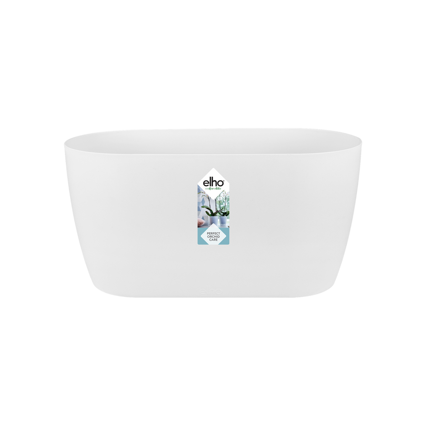 Macetero doble orquídeas Brussels orchid duo Elho blanco