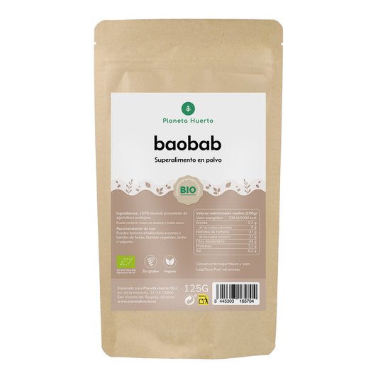 Baobab en polvo Eco Planeta Huerto 125 gr