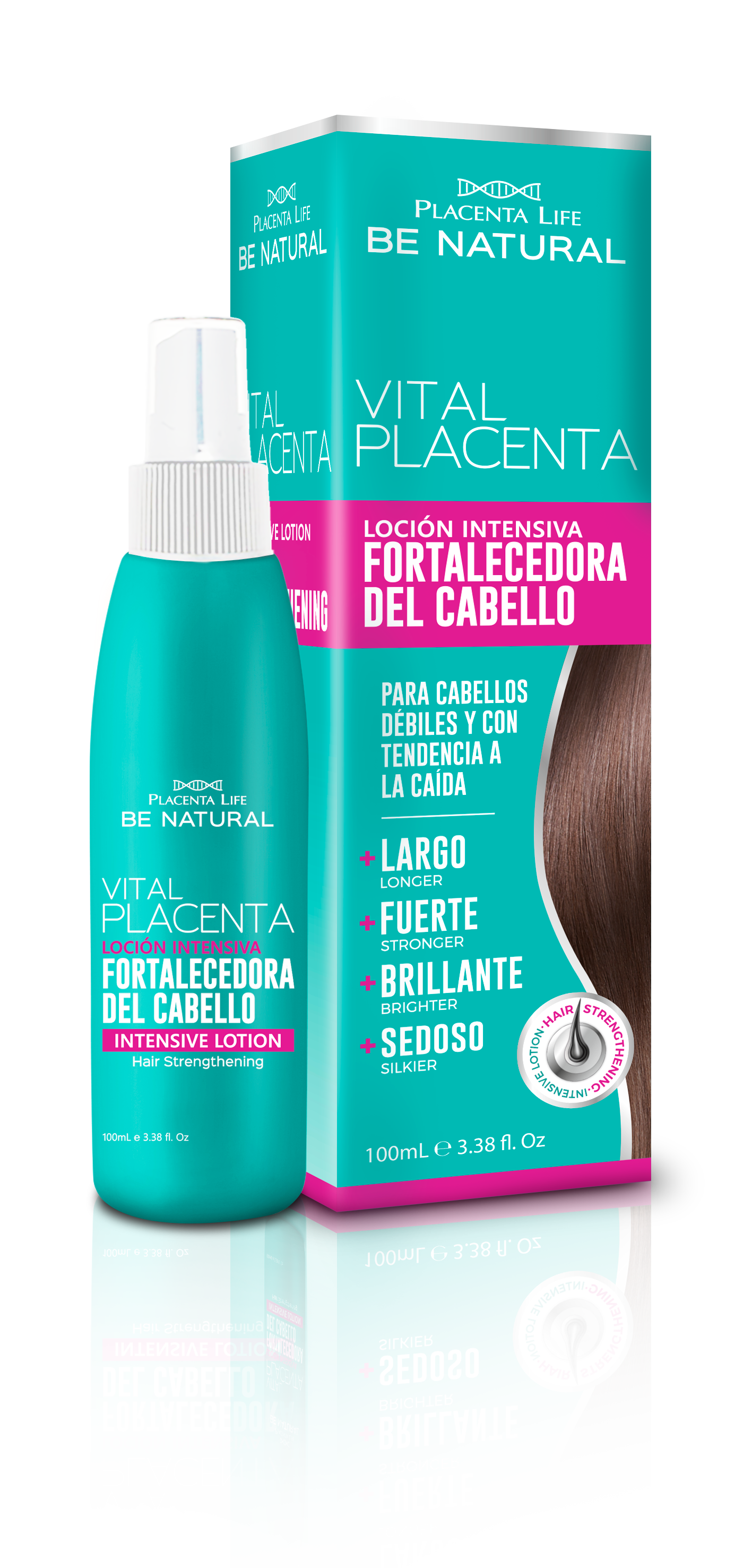 Vital Placenta Fortalecedor De Cabello 100ml_0