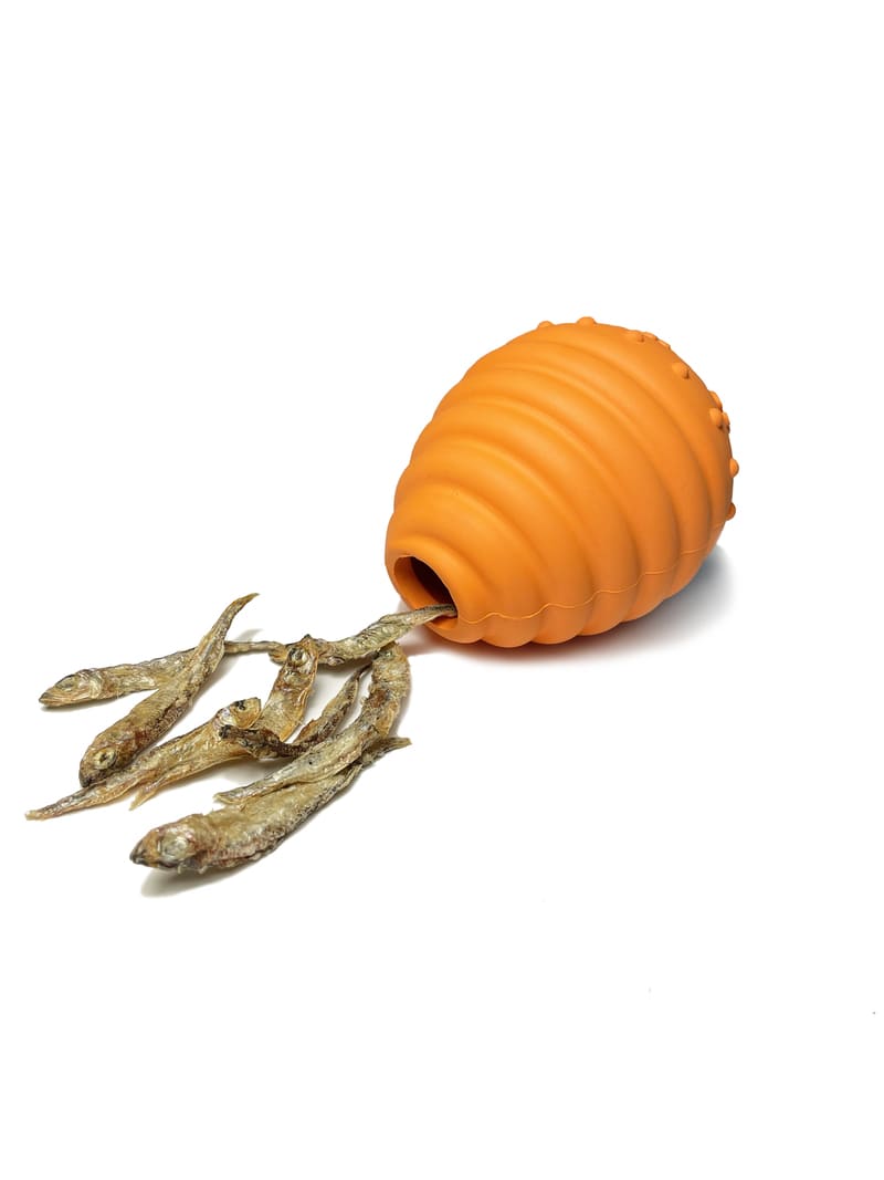 Bimordiscos Juguete Dispensador De Golosinas Para Perros Mystery Egg.