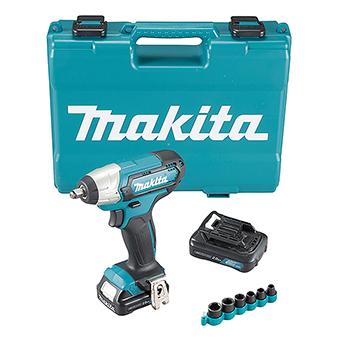 Llave de impacto Makita 12V CXT 140Nm + Llaves de vasoTW140DSAEX
