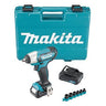 Llave de impacto Makita 12V CXT 140Nm + Llaves de vasoTW140DSAEX