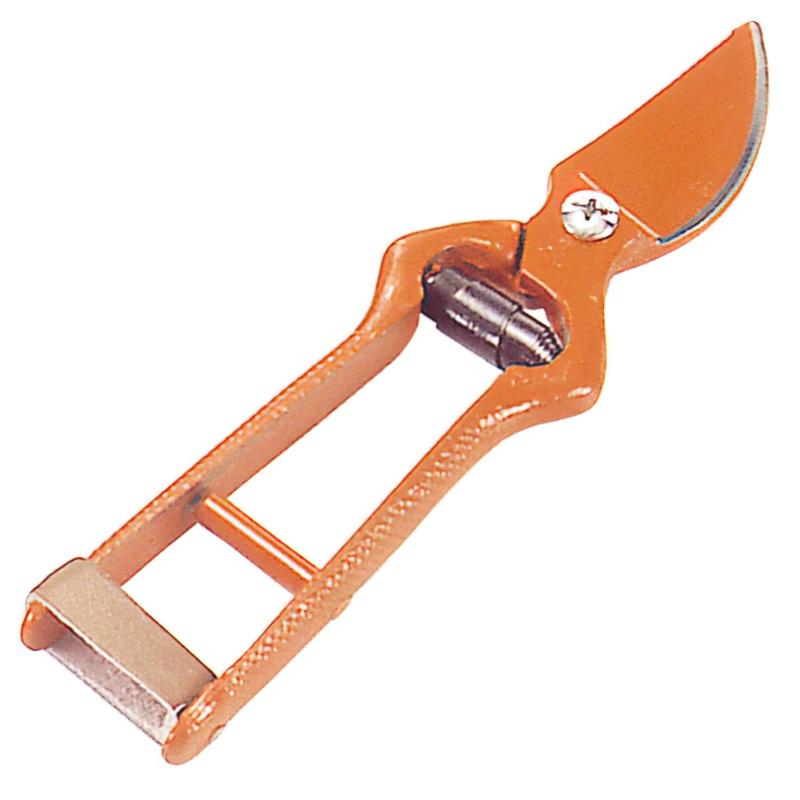 Tijeras Vendimiar Forjada Curva 1 Mano 18 Cm._0