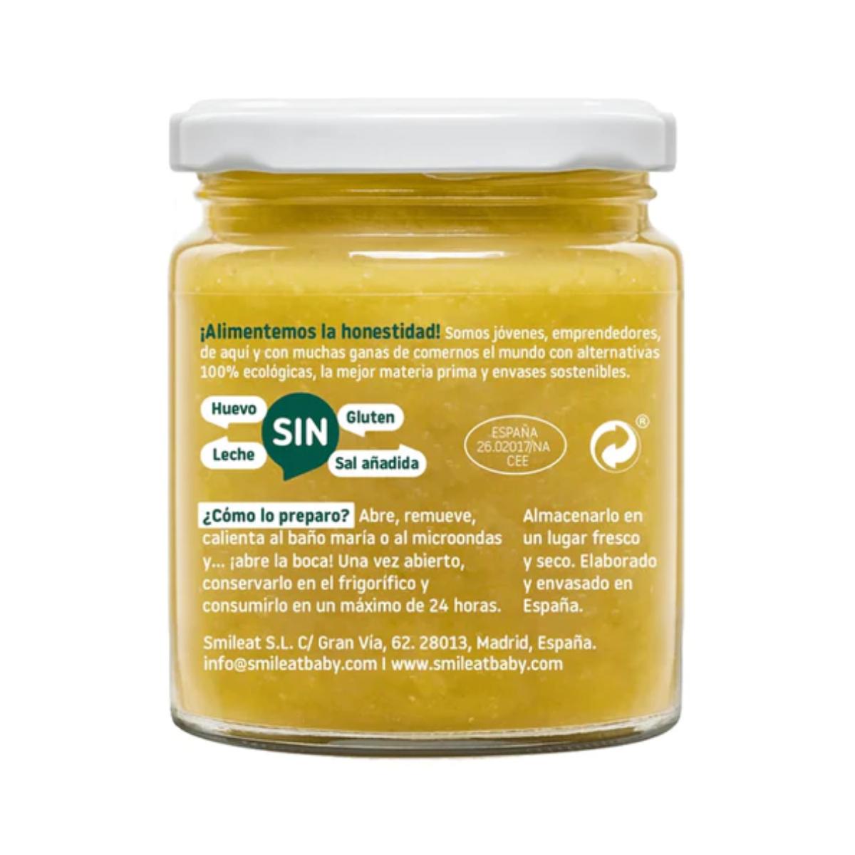 Pack 12x Tarrito de Brócoli con Cordero y Chirivía Ecológico Smileat, 230g