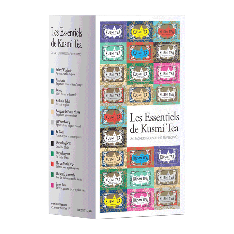 Tés Surtidos Les Essentiels Kusmi Tea 24 Bolsitas_0