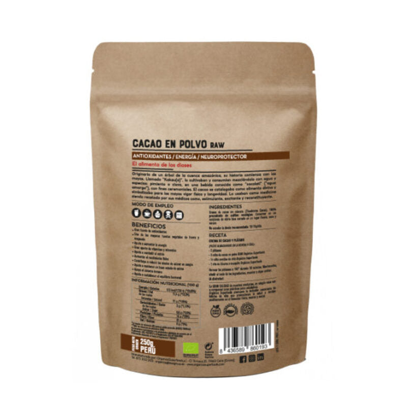 Cacao En Polvo Raw Sin Gluten Bio 200g_1