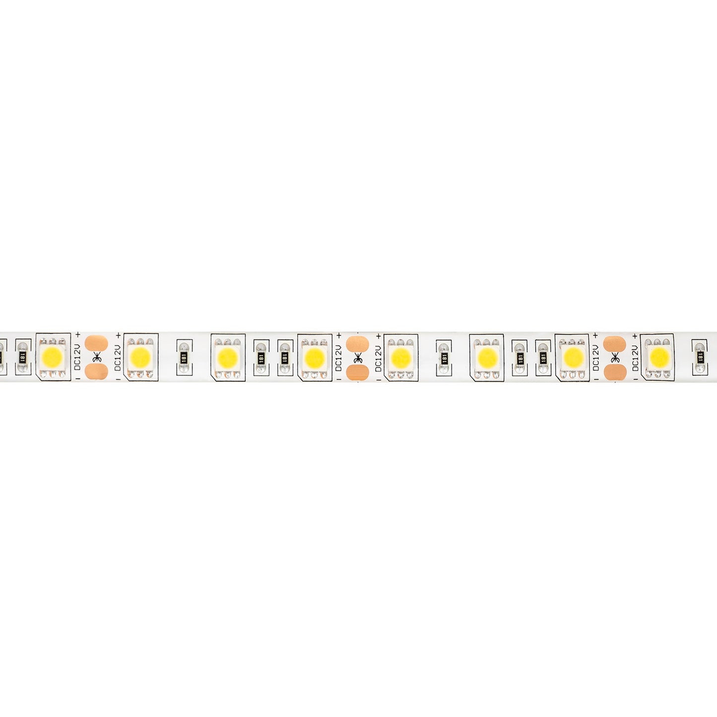 Tira Led Monocolor Hq Smd5050, Dc12v, 5m (60 Led/m), 72w, Ip20, Blanco Cálido_4