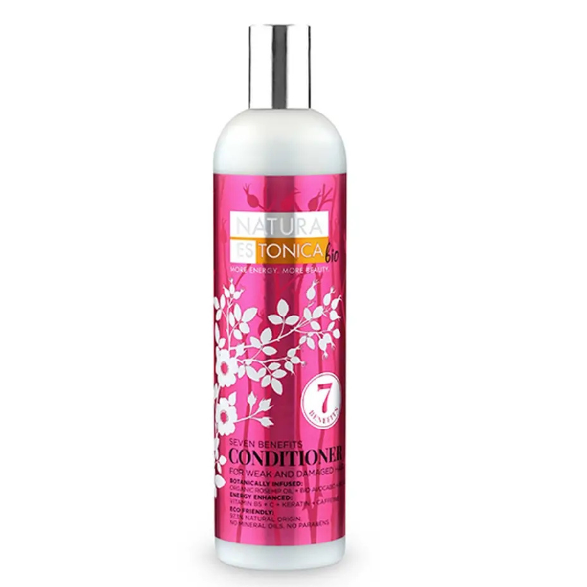 Acondicionador para cabello débil y dañado 7 benefits Natura Estonica 400 ml