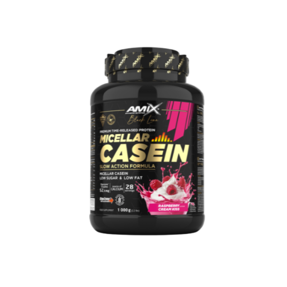 Black Micellar Casein 1 Kg Raspberry Cream Kiss