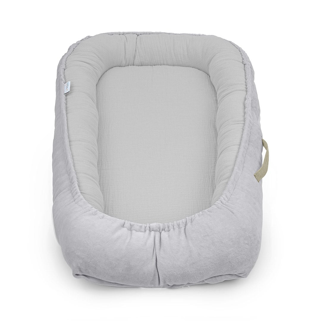 Cuna Nido Colecho Bebe Muselina Gris