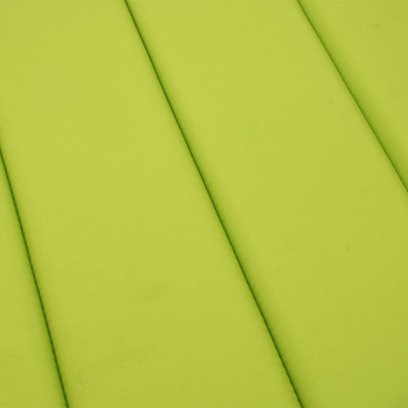 Vidaxl Cojín De Tumbona De Tela Oxford Verde Claro 186x58x4 Cm_5