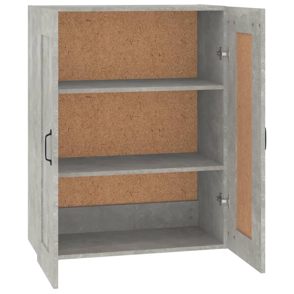 Armario Colgante De Pared Gris Hormigón 69,5x32,5x90 Cm / Vetonek_5