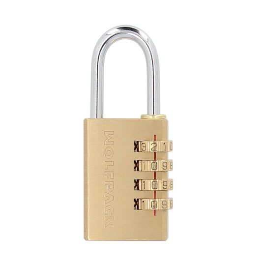 Candado Combinación Laton 28 Mm. 4 Dígitos