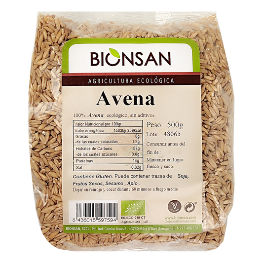 Avena En Grano Eco De Proximidad 500gr