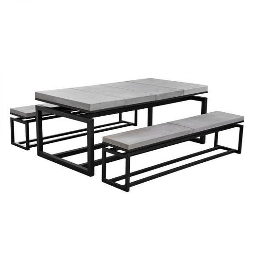 Conjunto Picnic Soho Gris Tuozi