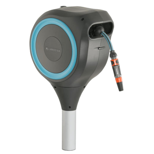 Portamangueras automático con piqueta RollUp S 15 m Gardena