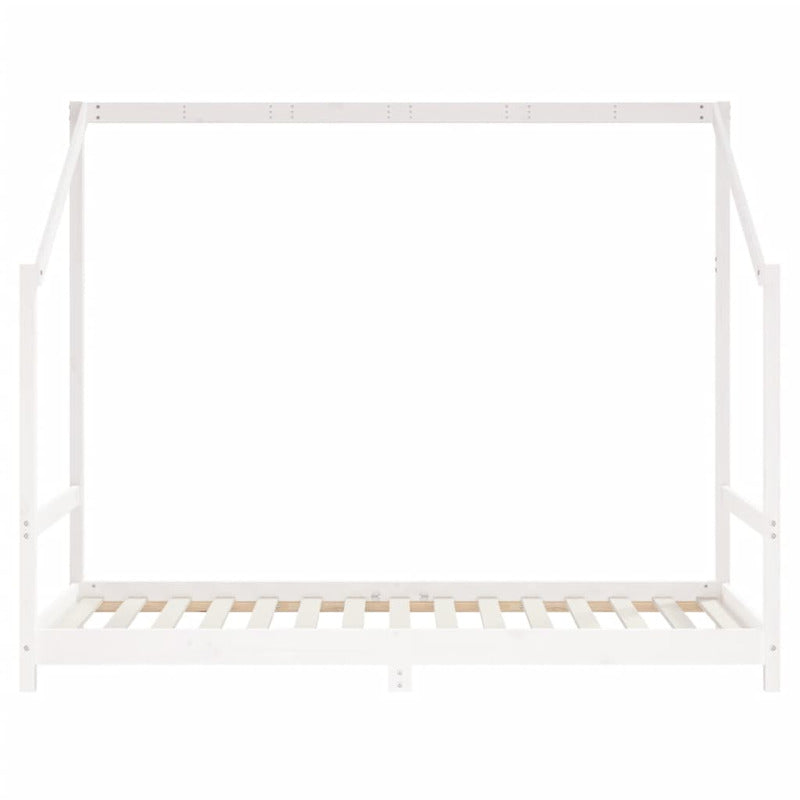 Vidaxl Estructura De Cama Para Niños Madera Pino Blanco 2x(90x190) Cm_5