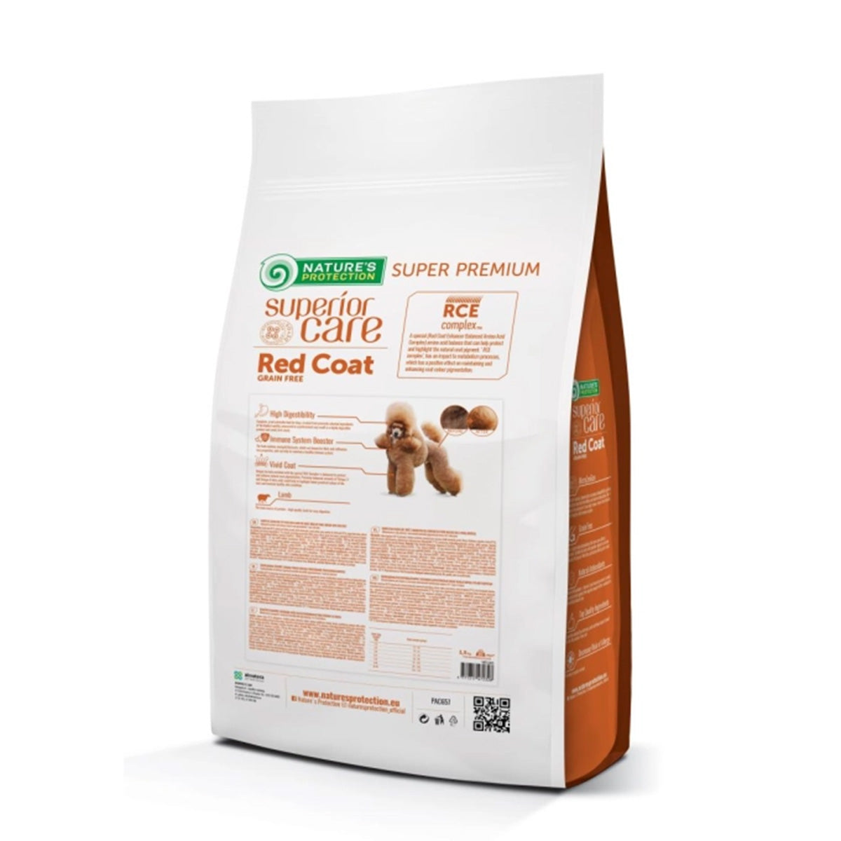 Nature's Protection Red Dog Pienso grain free Cordero adulto razas pequeñas 1,5 Kg