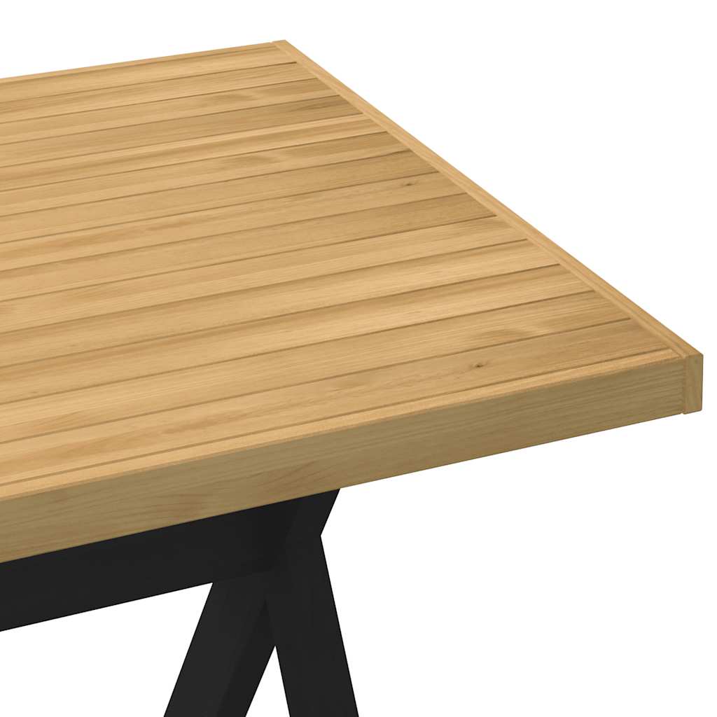 Mesa Comedor Noain Patas Forma X Madera Maciza Pino 160x90x75cm_4