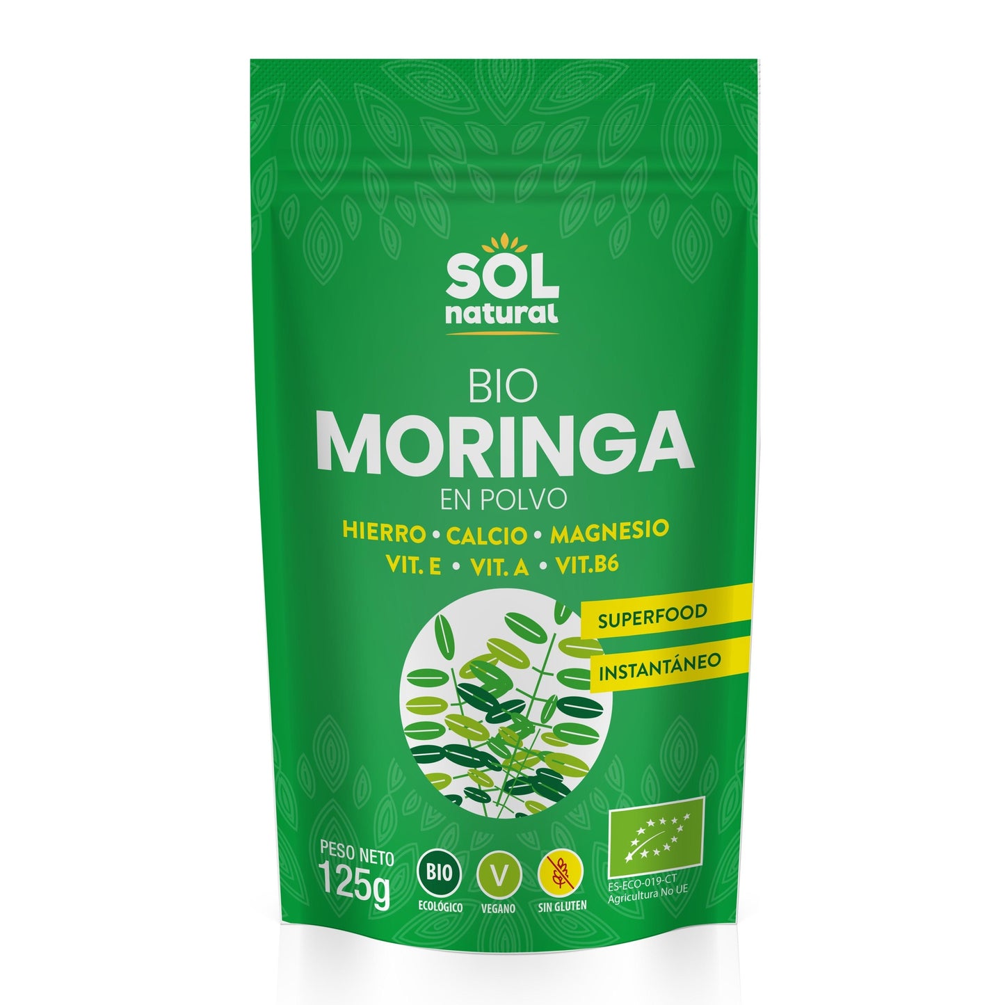 Moringa en polvo bio Sol Natural 125 g